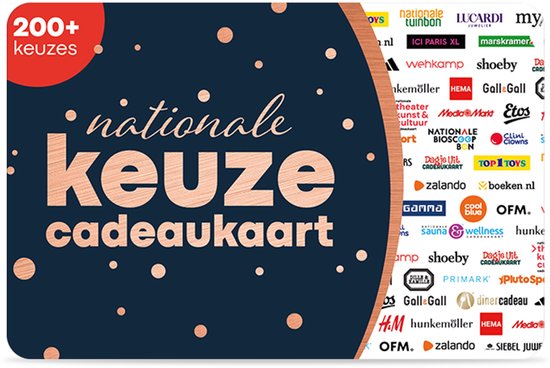 Nationale Keuze Cadeaukaart van 25 euro
