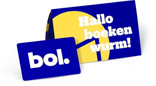 bol cadeaukaart ontwerp Hallo boekenwurm!