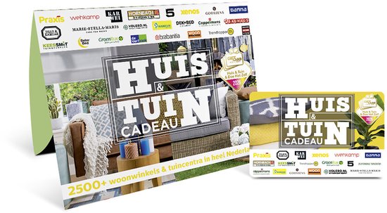 Huis & Tuin Cadeau, cadeaukaart via bol